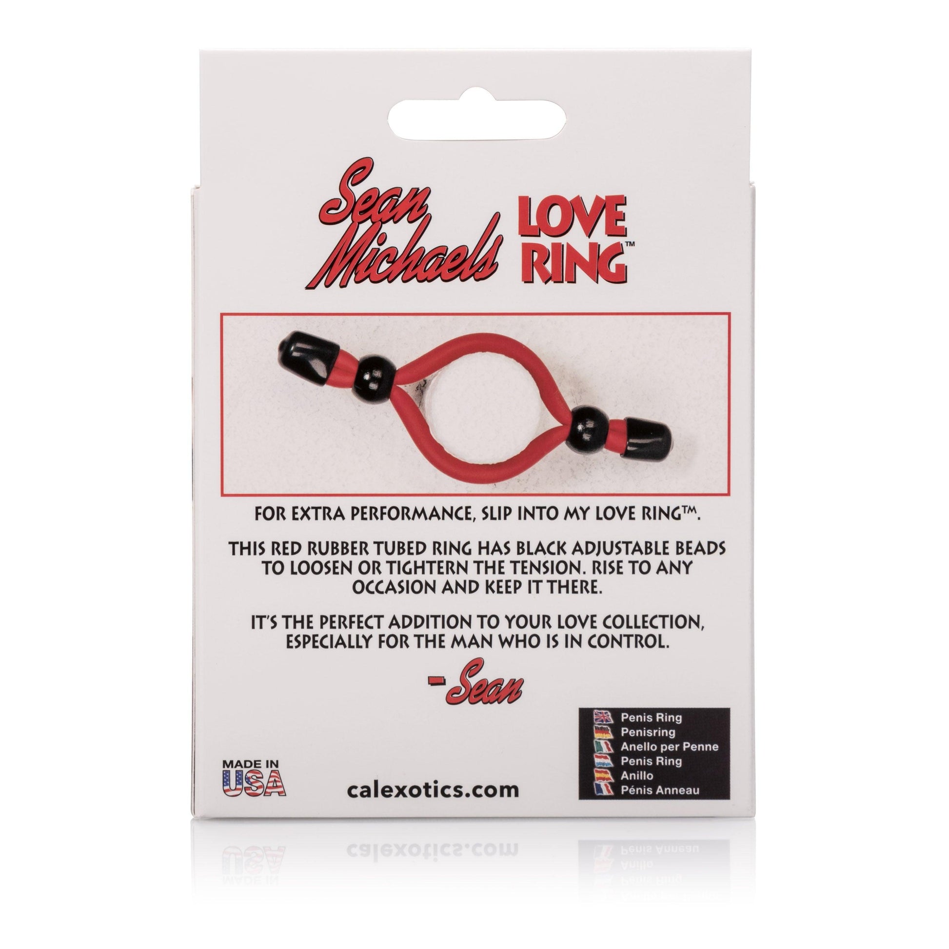 Sean Michaels Love Ring - Love It Wet