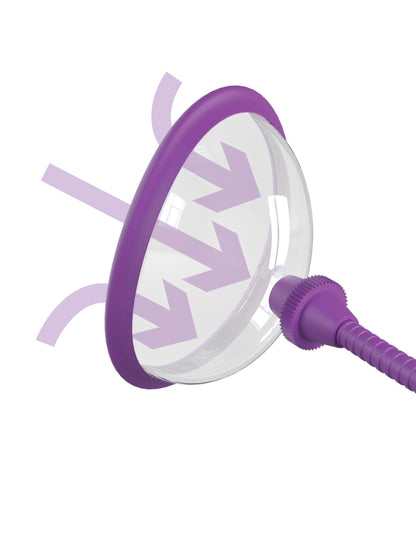 Fantasy for Her Manual Pleasure Pump - Purple - Love It Wet