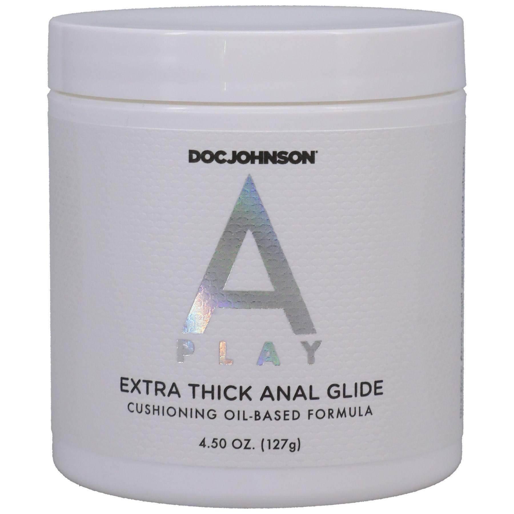 A-Play - Extra Thick Anal Glide - Cushioning Oil-Based Formula - 4.5 Fl. Oz. - Bulk - Love It Wet