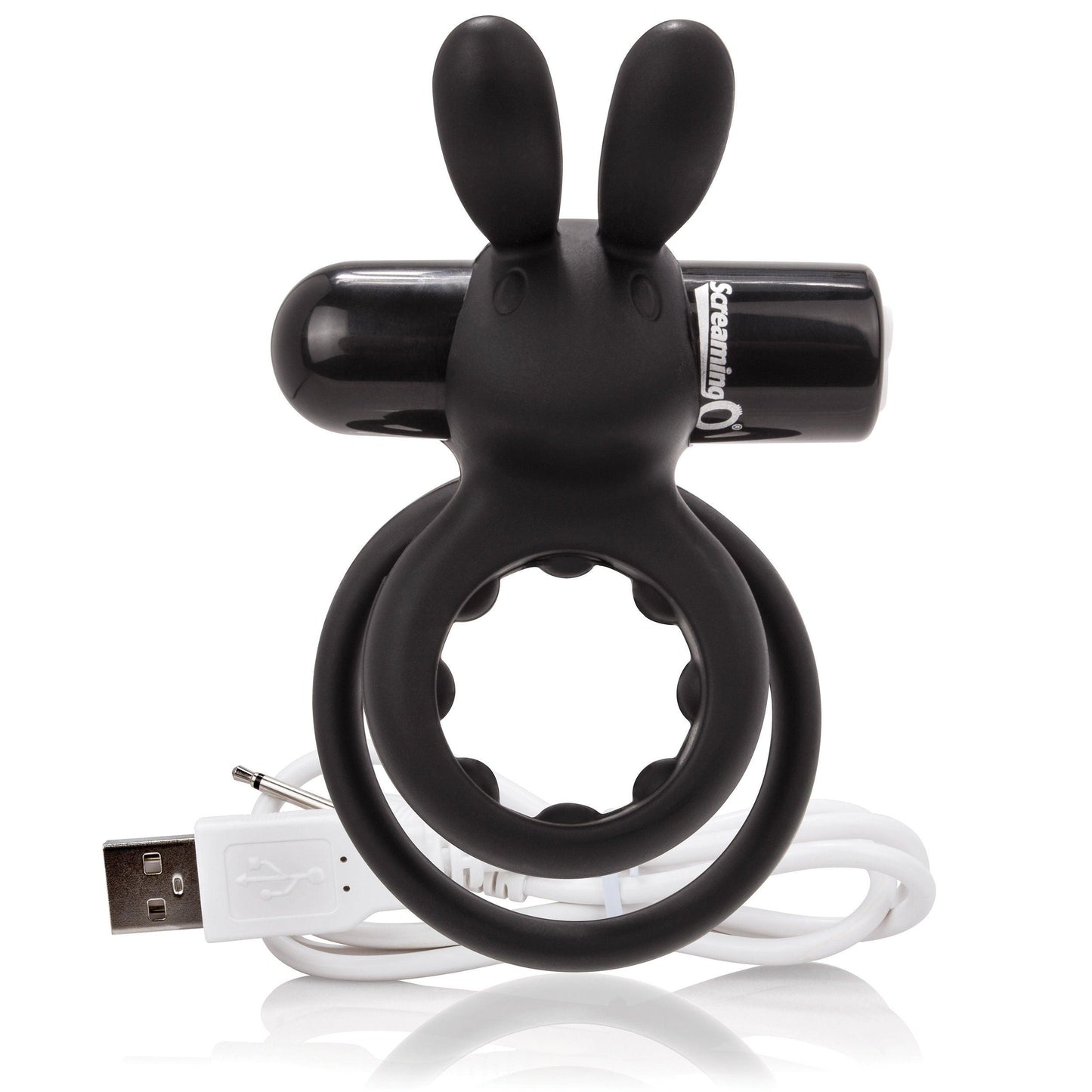 Charged Ohare Rechargeable Rabbit Vibe - Black - Love It Wet