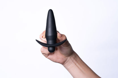 Cody Silicone Vibrating Anal Plug - Black - Love It Wet