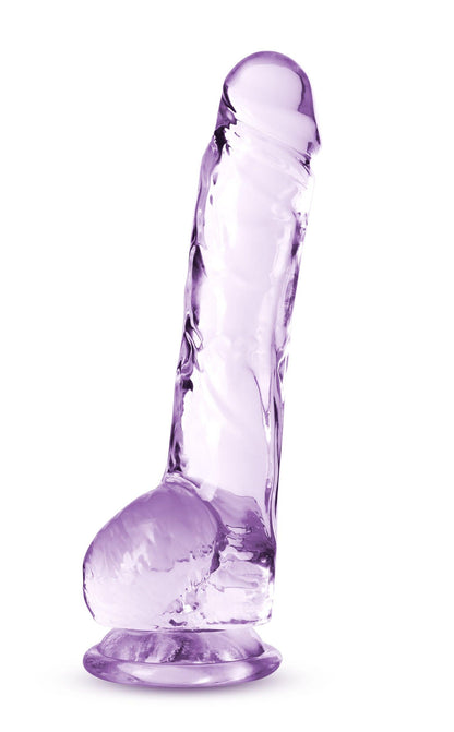 Naturally Yours - 8 Inch Crystalline Dildo - Amethyst - Love It Wet