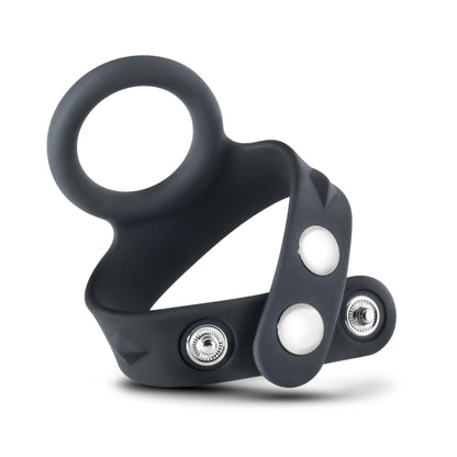 Performance - Vs6 - Silicone Cock & Ball Strap - Black - Love It Wet