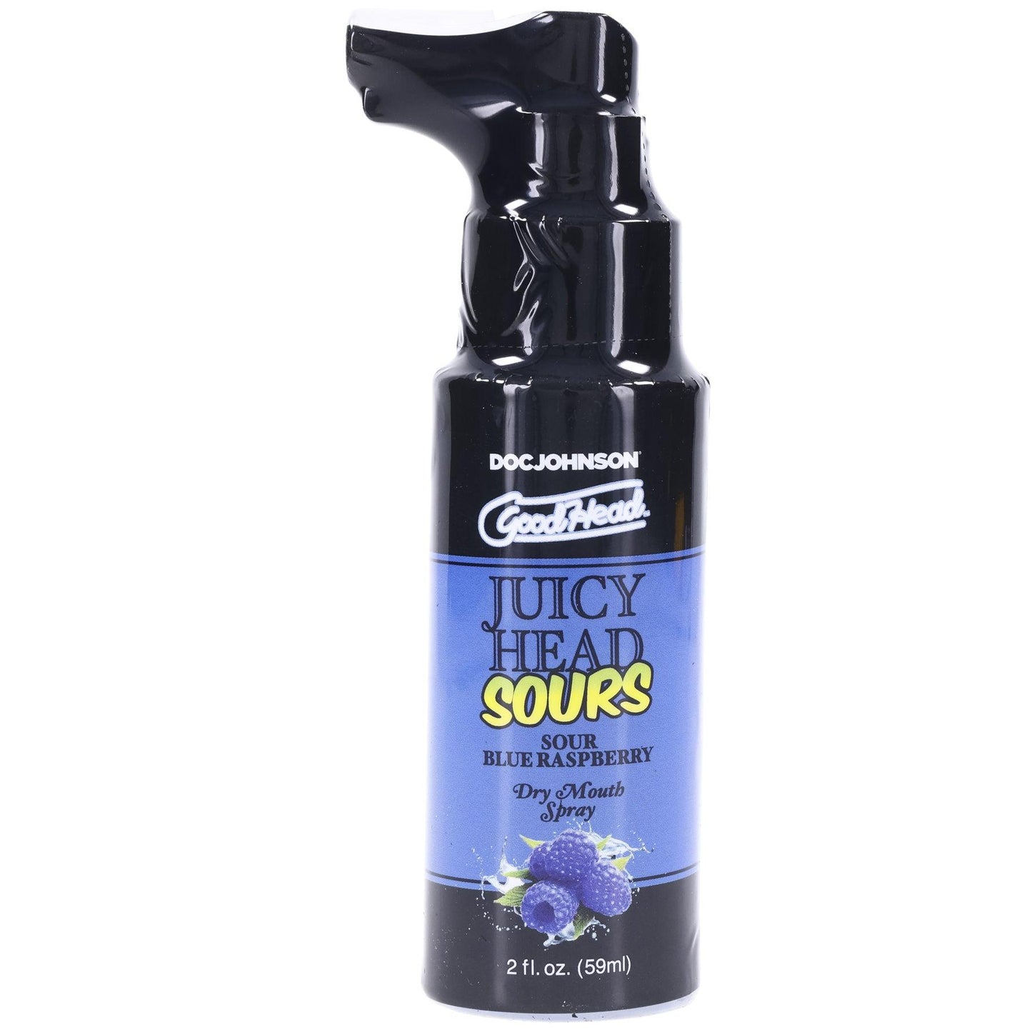 Goodhead - Juicy Head - Dry Mouth Spray - Sour Blue Raspberry - 2 Oz - Love It Wet