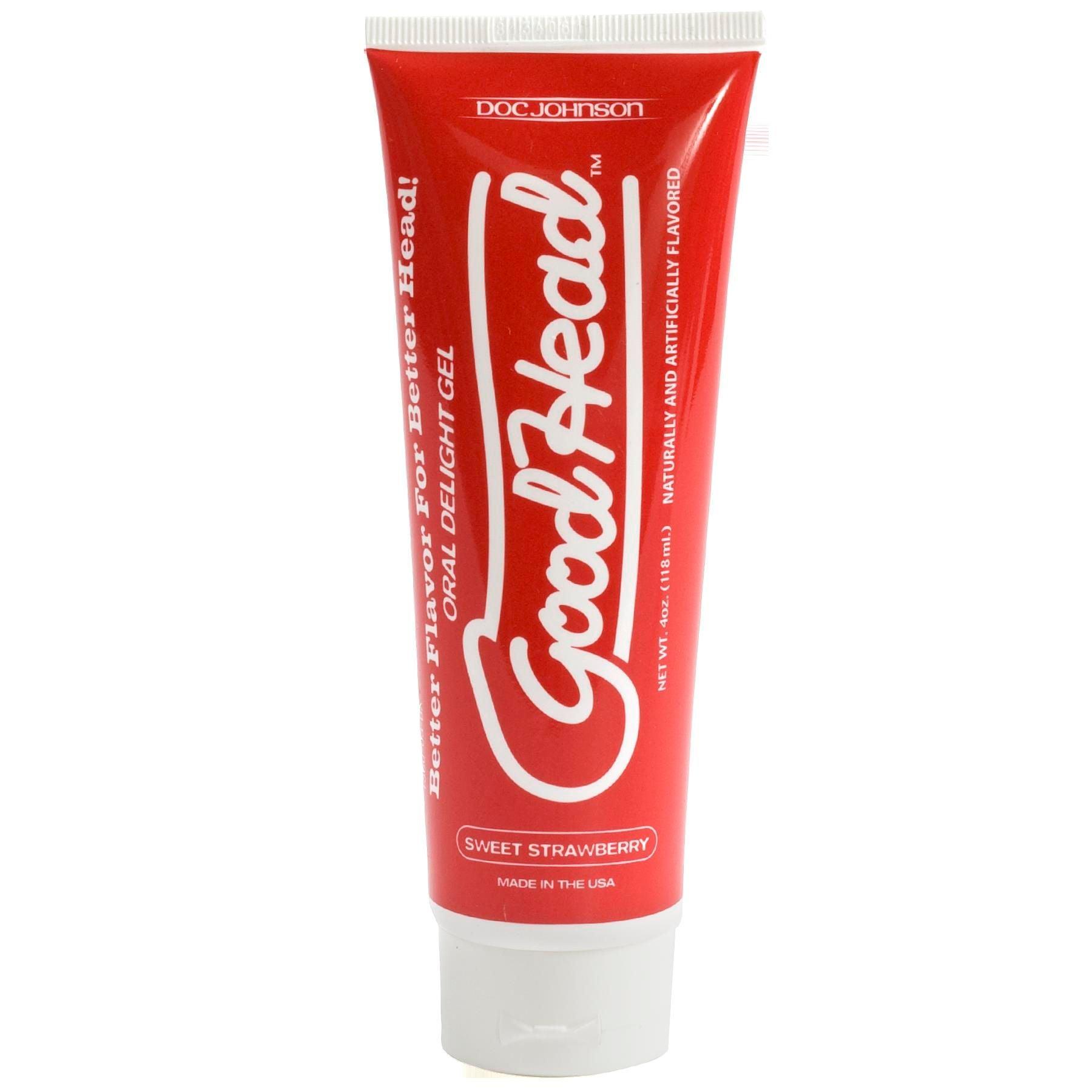 Good Head Oral Delight Gel 4 Oz - Sweet Strawberry - Love It Wet