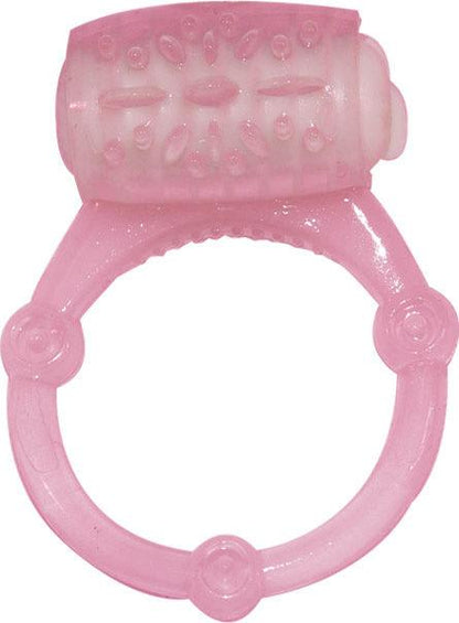 Humm Dinger Vibrating Penis Ring Clitoral Stimulator - Magenta - Love It Wet