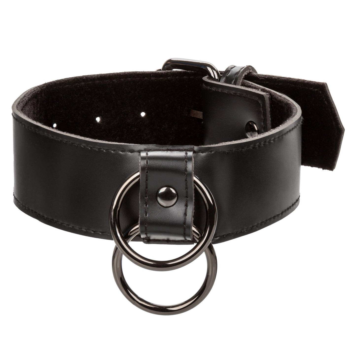 Euphoria Collection Collar With Chain Leash - Black - Love It Wet