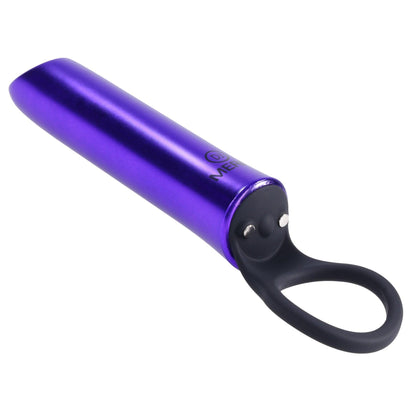 Merci - Power Play With Silicone Grip Ring - Violet - Love It Wet