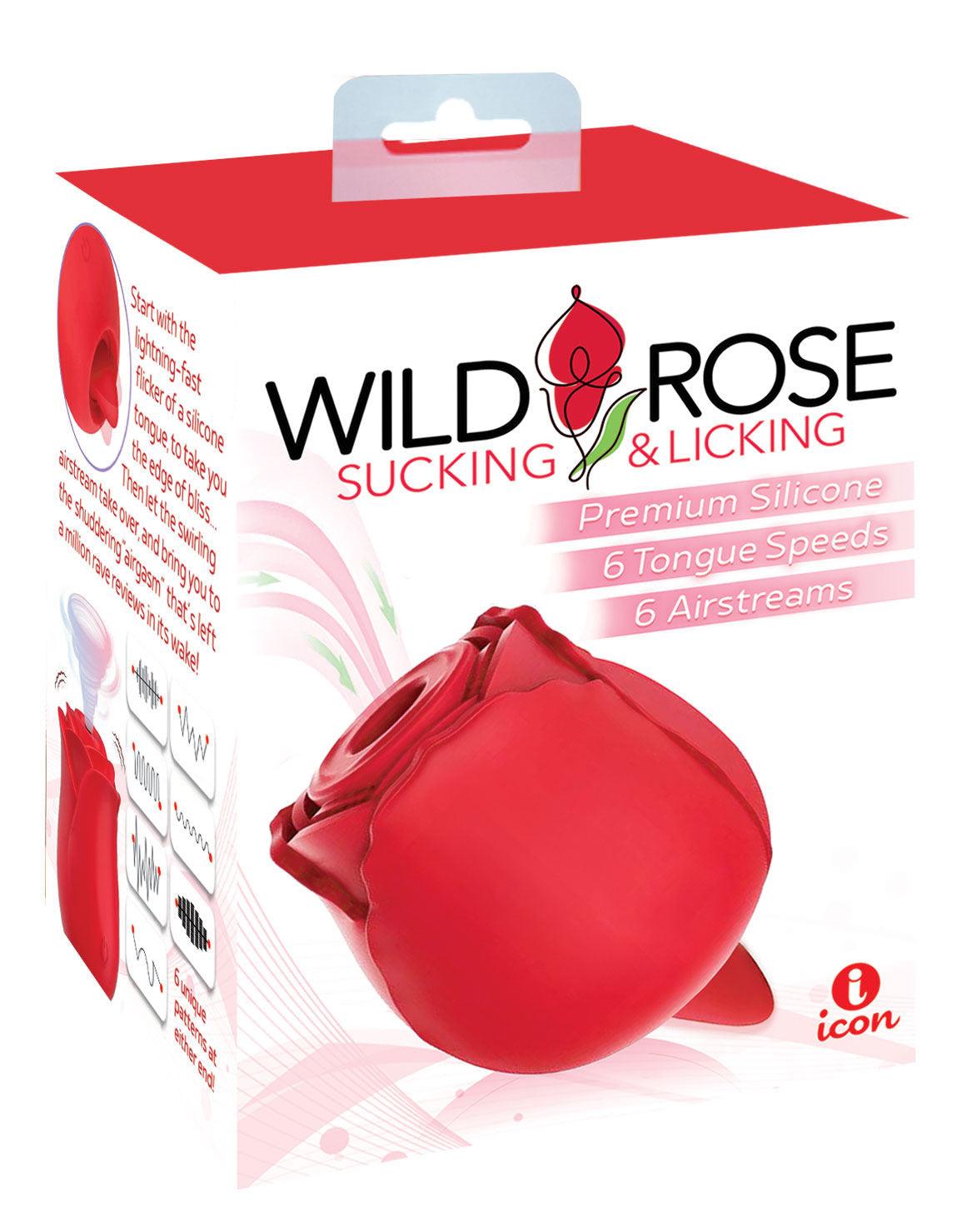 Wild Rose Sucking and Licking - Red - Love It Wet