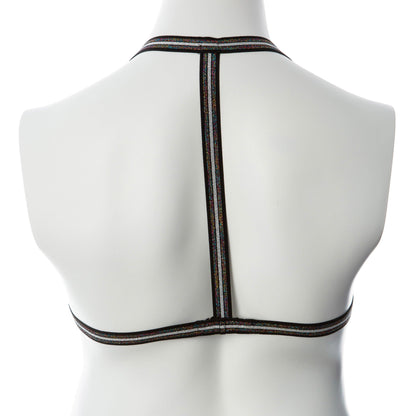 Gender Fluid Silver Lining Harness - Small/large - Multi-Color - Love It Wet