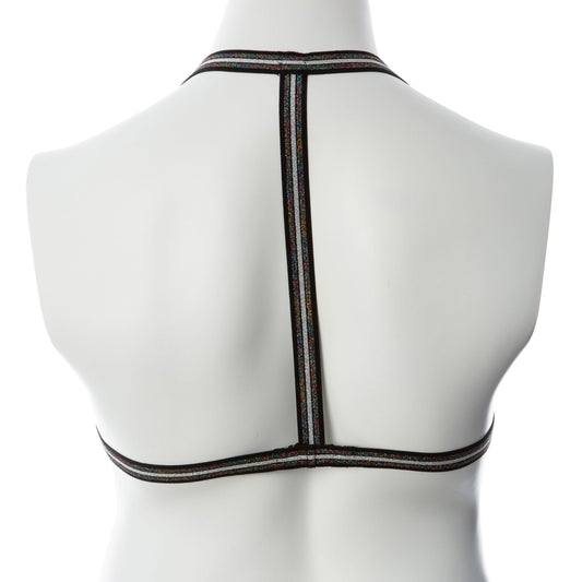 Gender Fluid Silver Lining Harness - Small/large - Multi-Color - Love It Wet