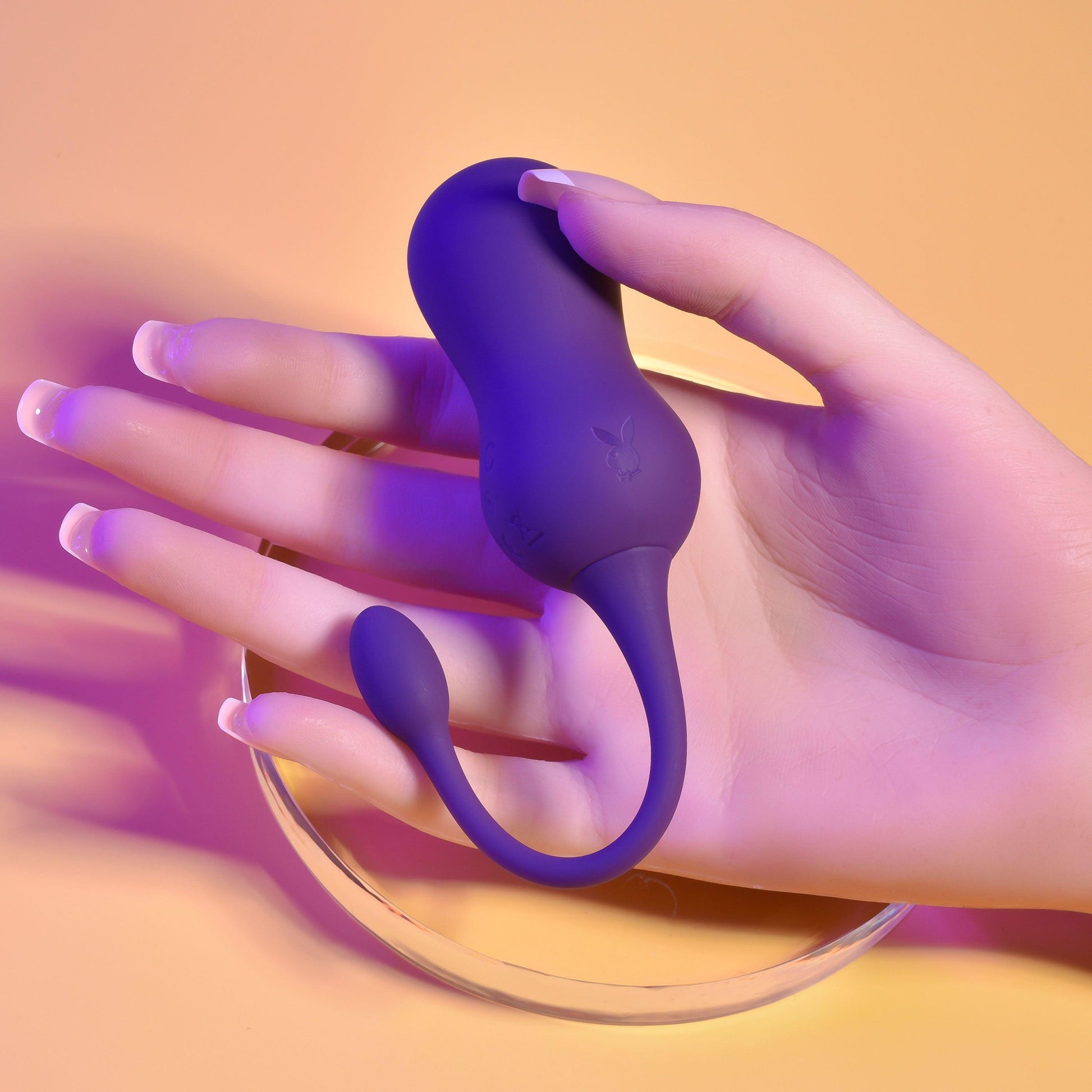 Playboy Pleasure - Double Time - Kegel Balls - Dark Purple - Love It Wet