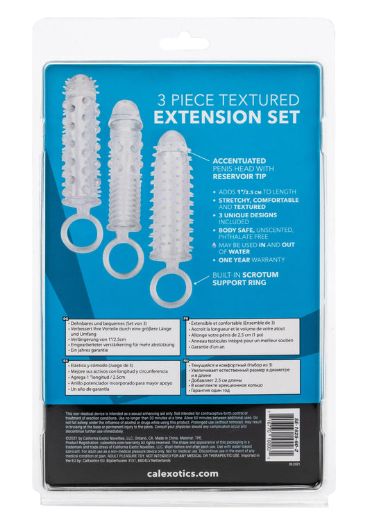 3 Piece Textured Extension Set - Love It Wet