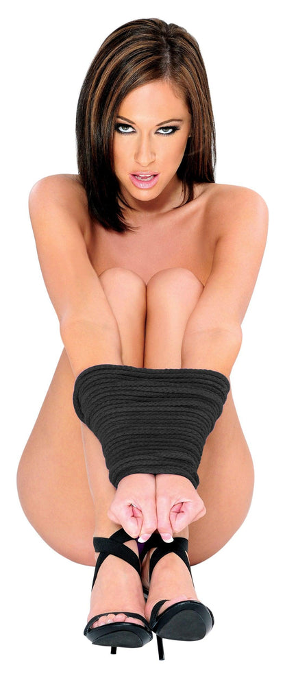 Fetish Fantasy Series Japanese Silk Rope - Black - Love It Wet