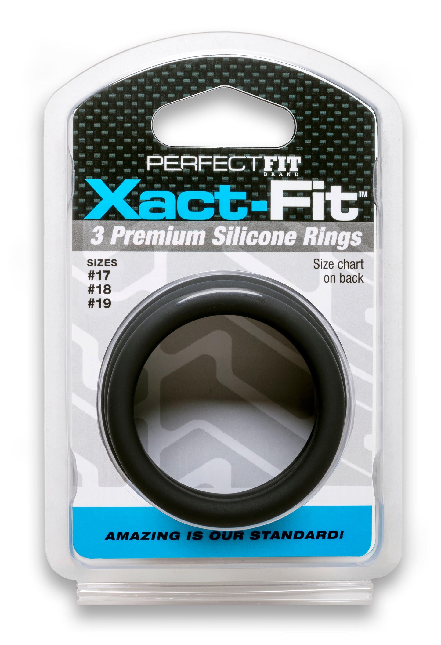 Xact- Fit 3 Premium Silicone Rings - #17, #18, #19 - Love It Wet