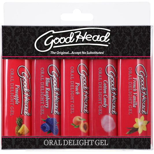 Goodhead - Oral Delight Gel - 5 Pack - 1 Oz. - Love It Wet