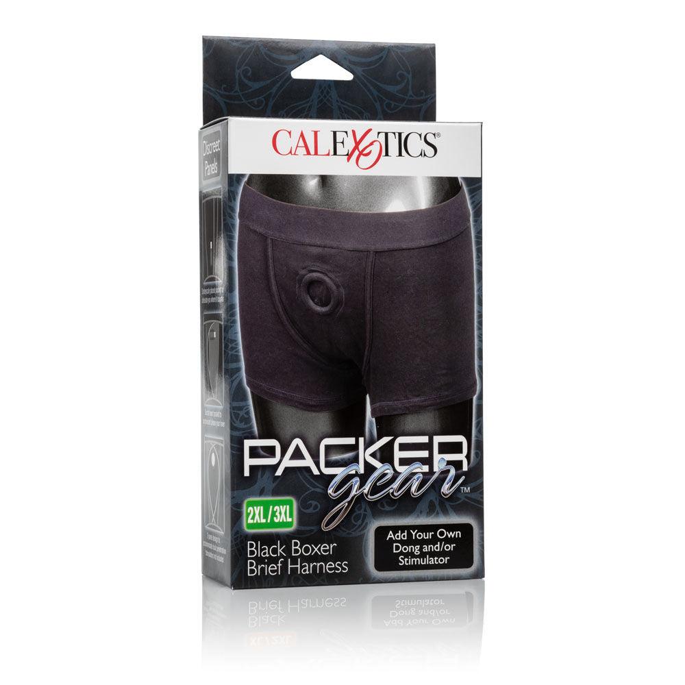 Packer Gear Black Boxer Brief Harness 2xl/3xl - Love It Wet