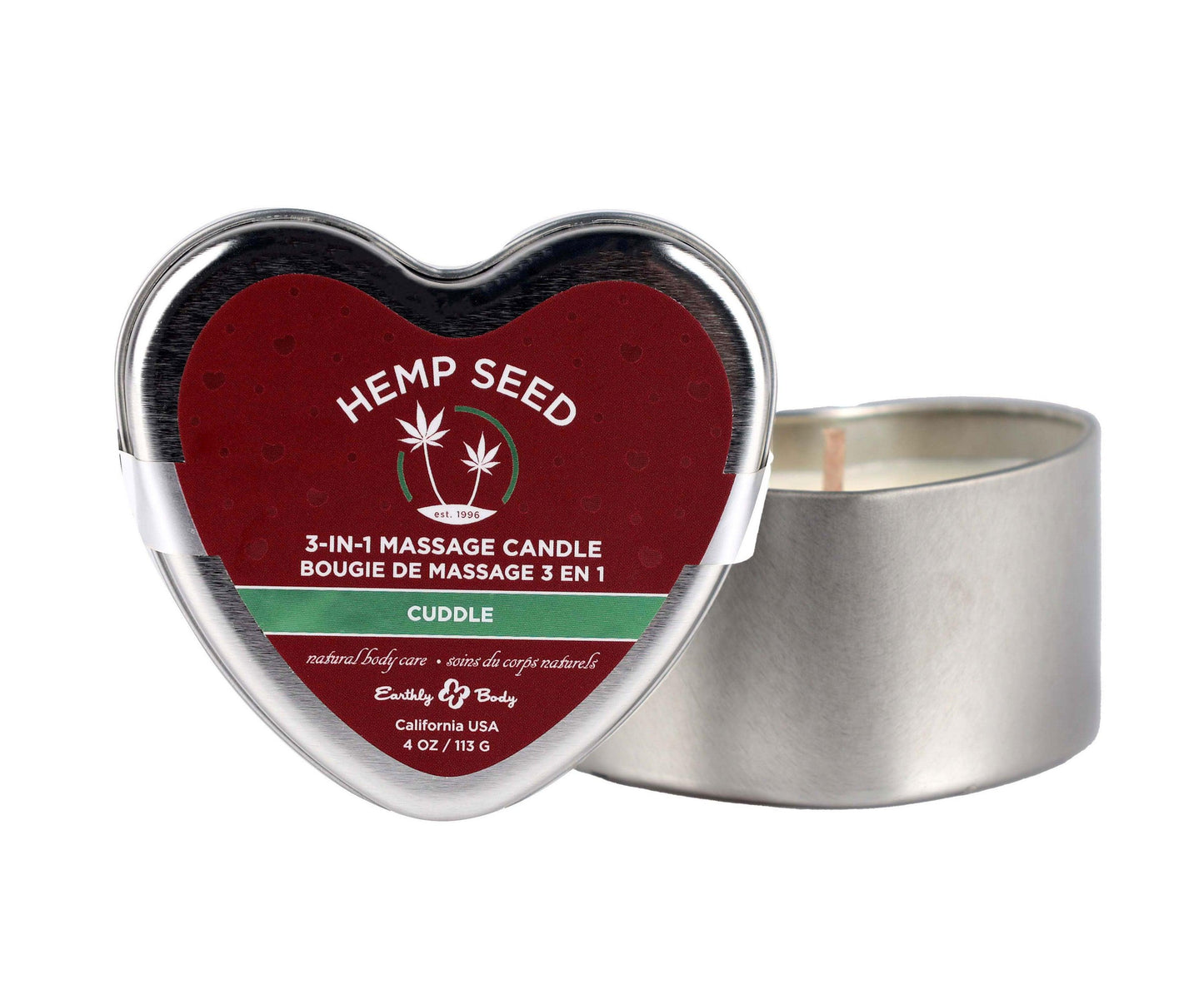 3-in-1 Massage Candle - Cuddle - 4 Oz - Love It Wet