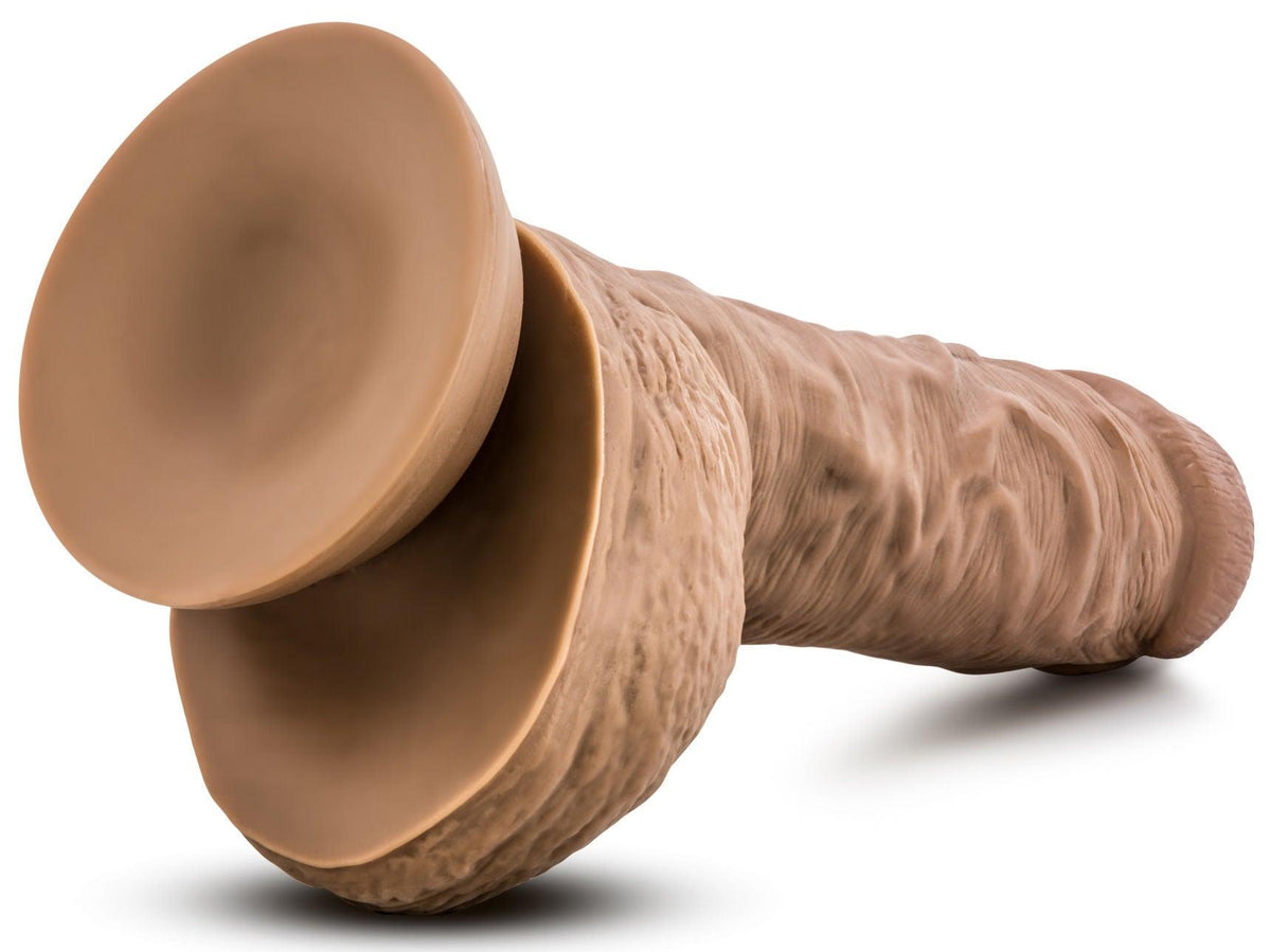 Au Naturel - Big Billy - 9 Inch Dildo - Mocha - Love It Wet