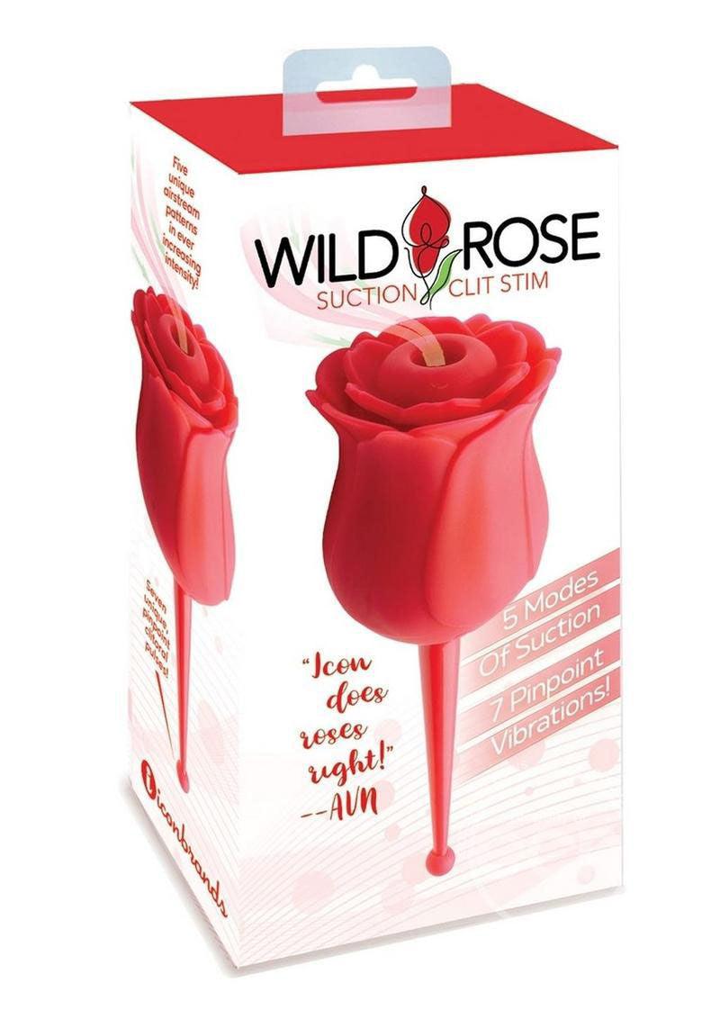 Wild Rose Le Point Suction/stim - Red - Love It Wet