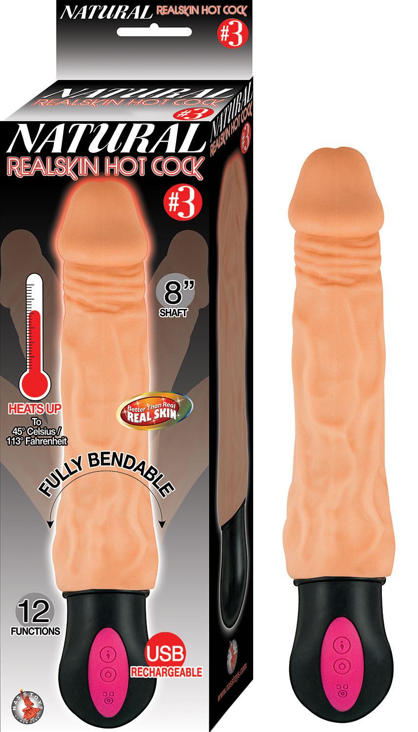 Natural Realskin Hot Cock #3 - Flesh - Love It Wet