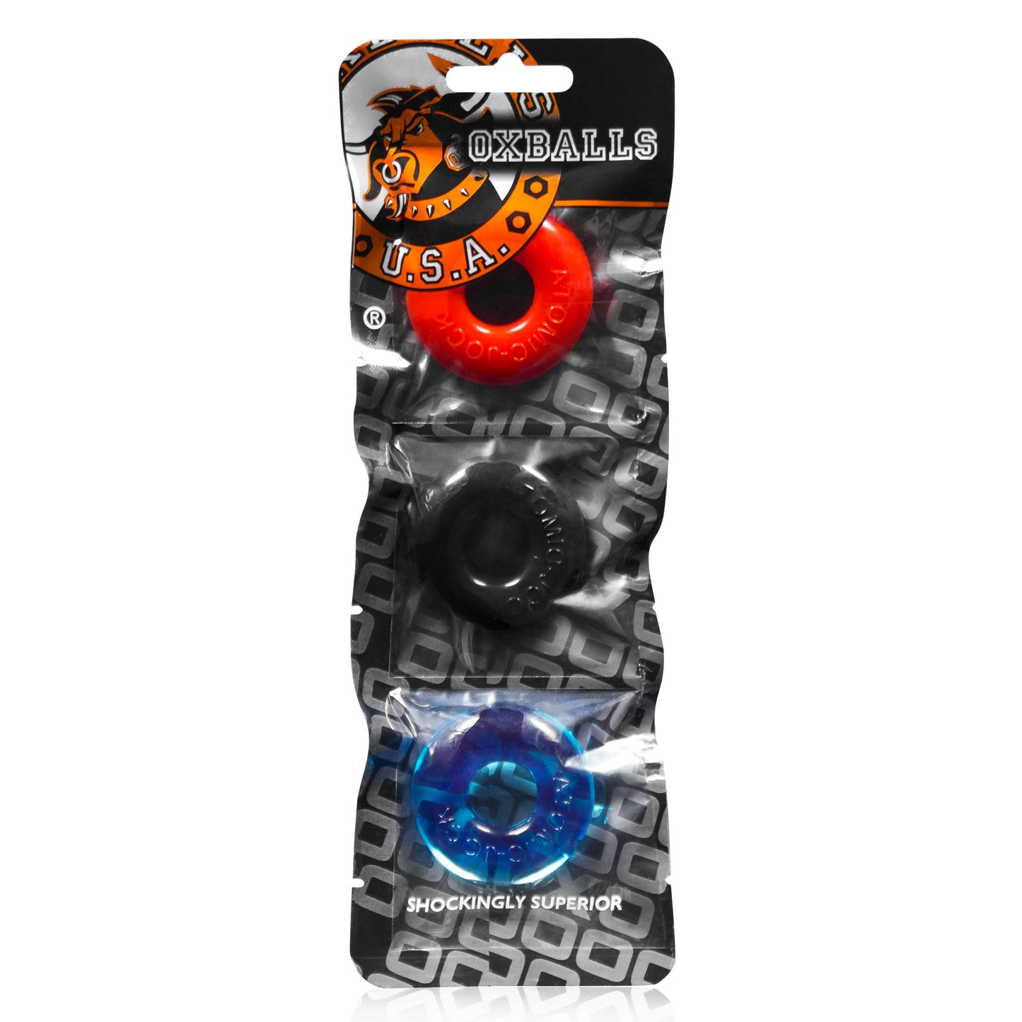 Ringer Cockring 3 Pack - Small - Black - Love It Wet