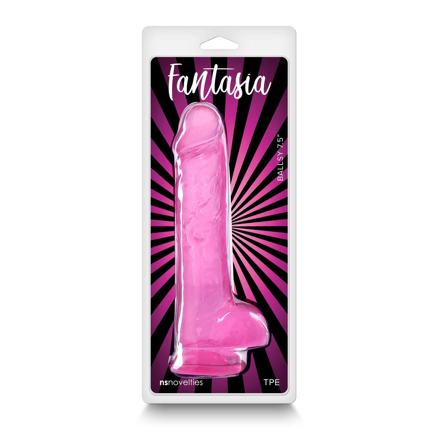 Fantasia - Ballsy 7.5 Inch - Pink - Love It Wet