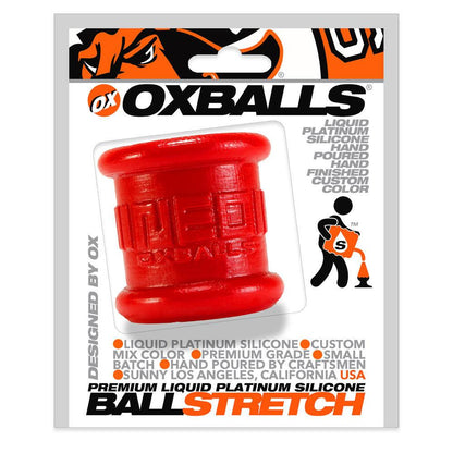 Neo 2 Inch Tall Ball Stretcher Squishy Silicone - Black - Love It Wet