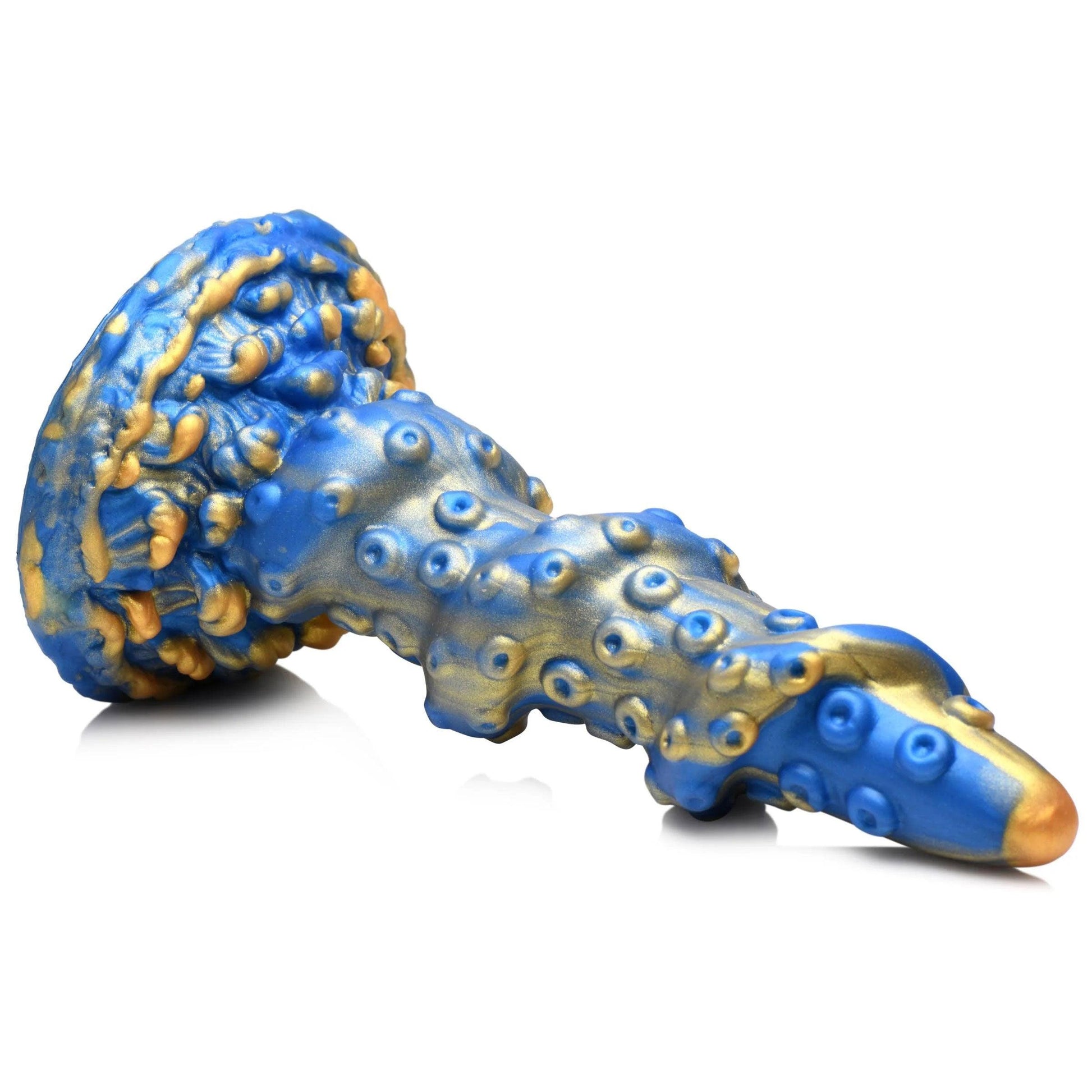 Lord Kraken Tentacled Silicone Dildo - Blue - Love It Wet