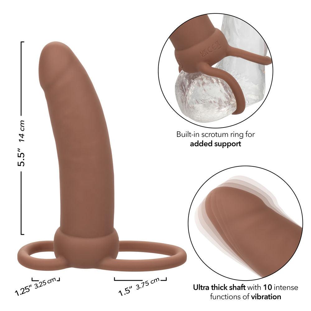 Performance Maxx Rechargeable Thick Dual Penetrator - Ivory - Love It Wet