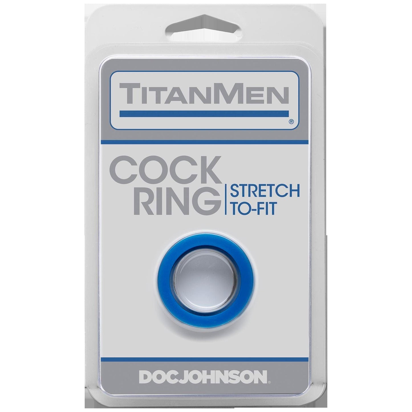 Titanmen Cock Ring - Black - Love It Wet