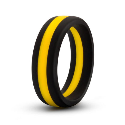 Performance - Silicone Go Pro Cock Ring - Black/gold/black - Love It Wet