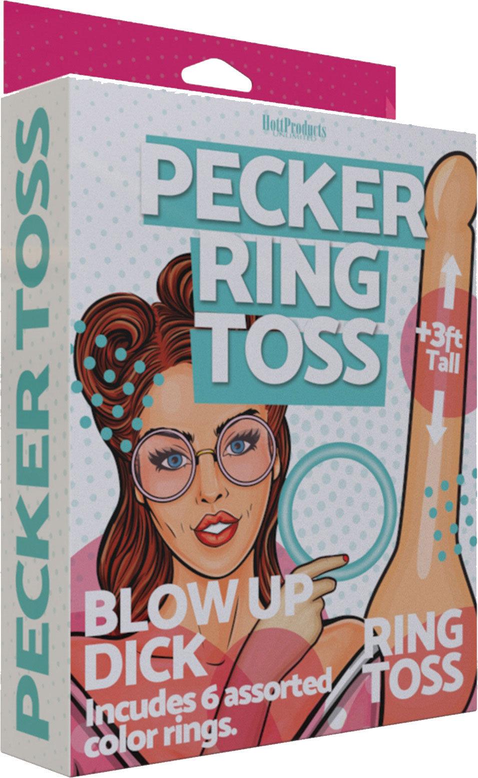 Inflatable Pecker Ring Toss - Love It Wet