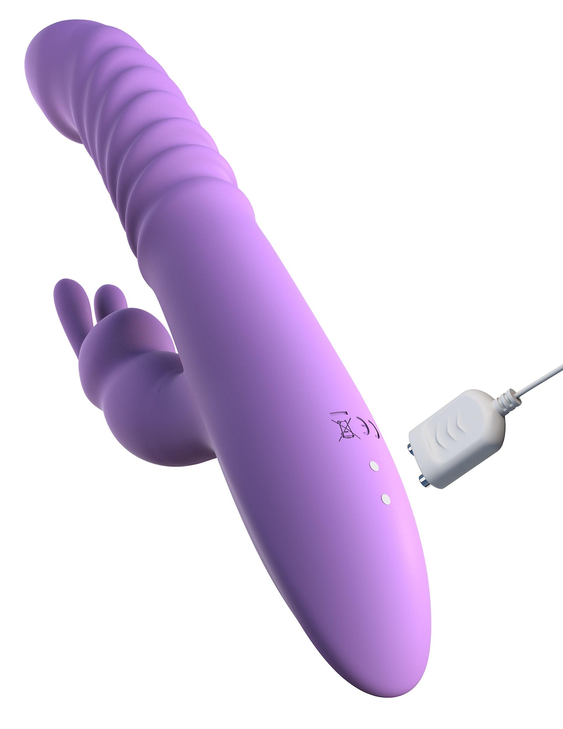 Fantasy for Her Her Thrusting Silicone Rabbit - Love It Wet