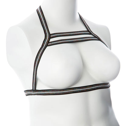 Gender Fluid Silver Lining Harness - Large/xxlarge - Multi-Color - Love It Wet