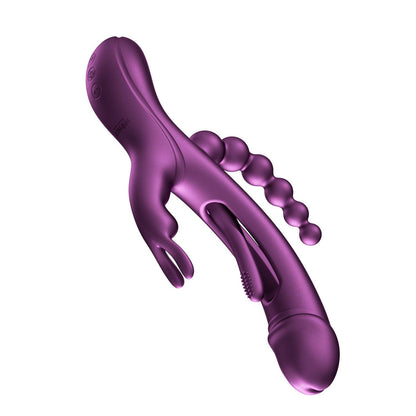 Trilux - App Controlled Rabbit Vibrator - Purple - Love It Wet