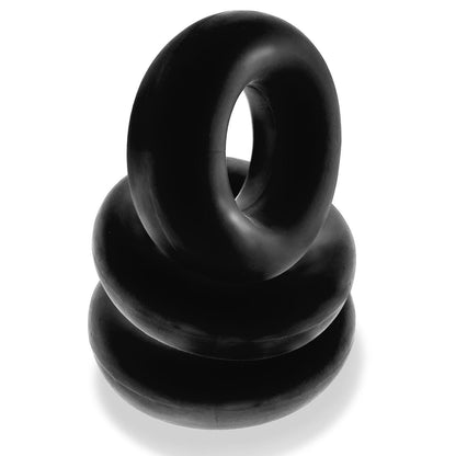 Fat Willy 3-Pack Jumbo C-Rings - Black - Love It Wet