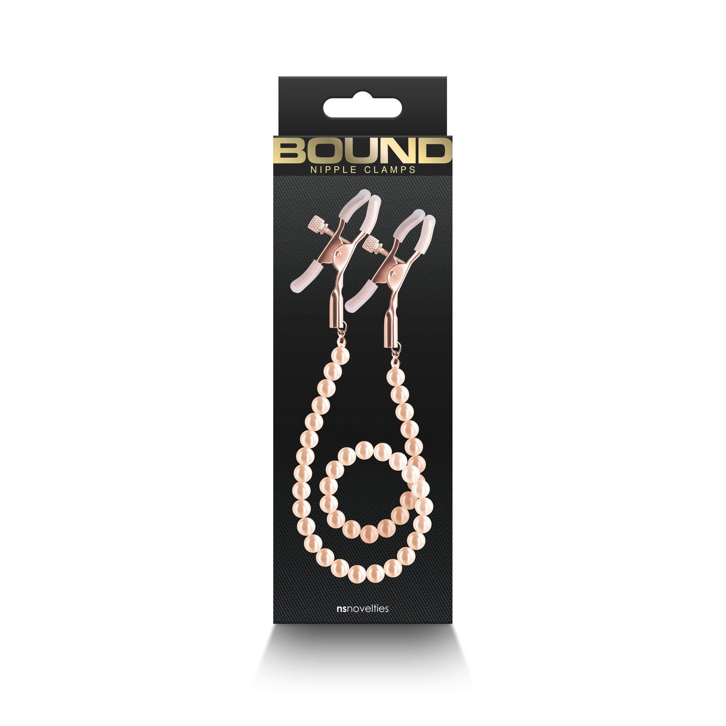 Bound - Nipple Clamps - Dc1 - Rose Gold - Love It Wet