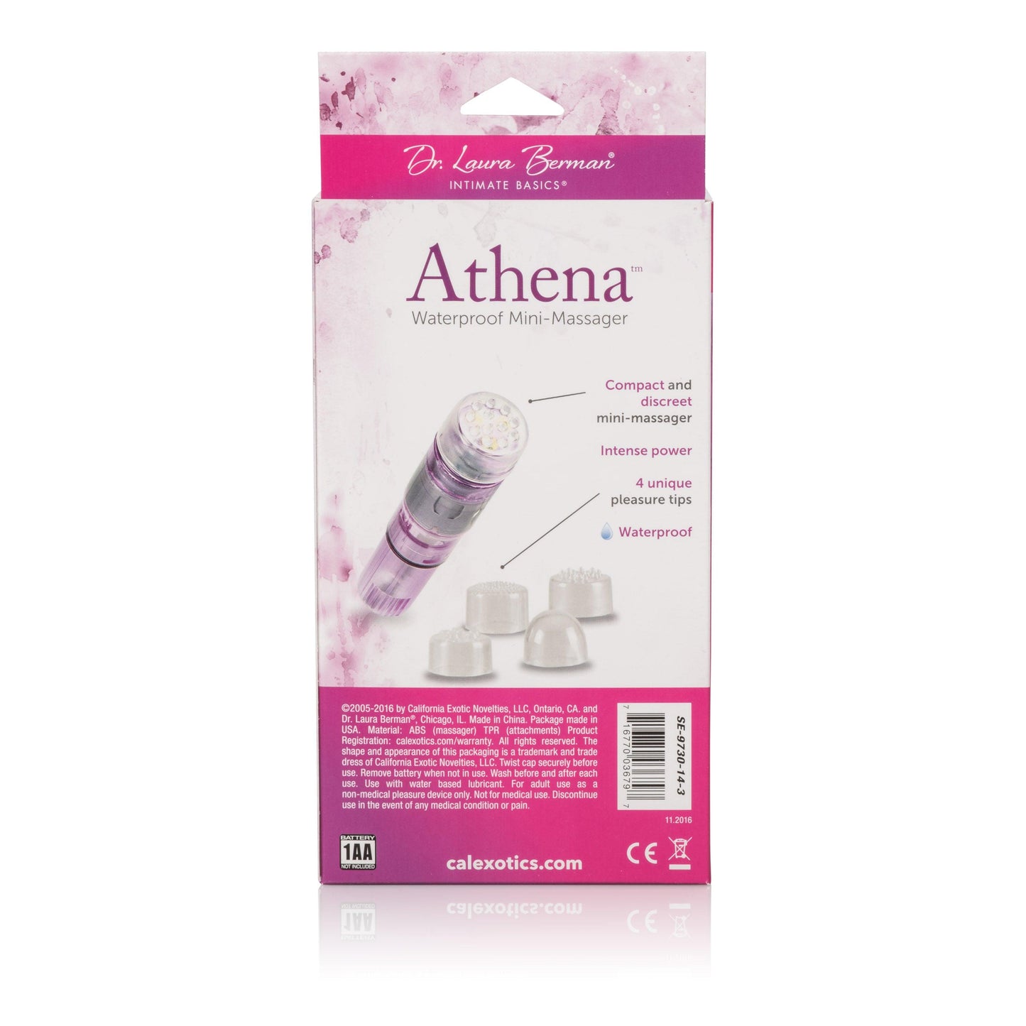 Berman Athena Waterproof Mini Massager - Boxed - Love It Wet