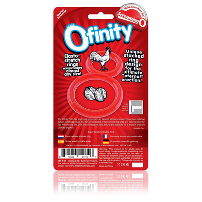 Ofinity Double Ring - Blue - Love It Wet