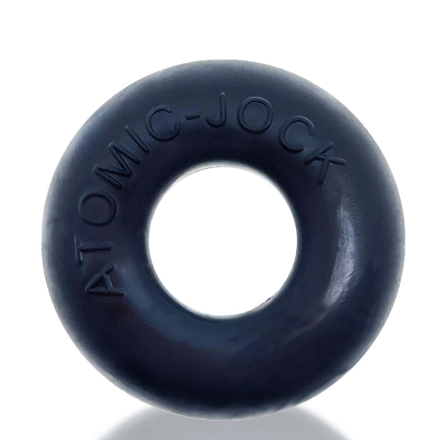 Do-Nut-2 Large Atomic Jock Cockring - Night Black - Love It Wet