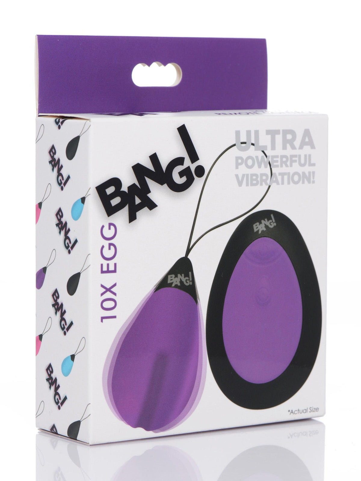 Bang - 10x Silicone Vibrating Egg - Purple - Love It Wet