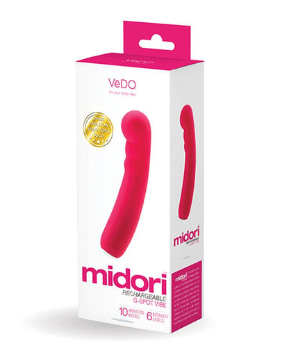 Midori Rechargeable G-Spot Vibe - Just Black - Love It Wet