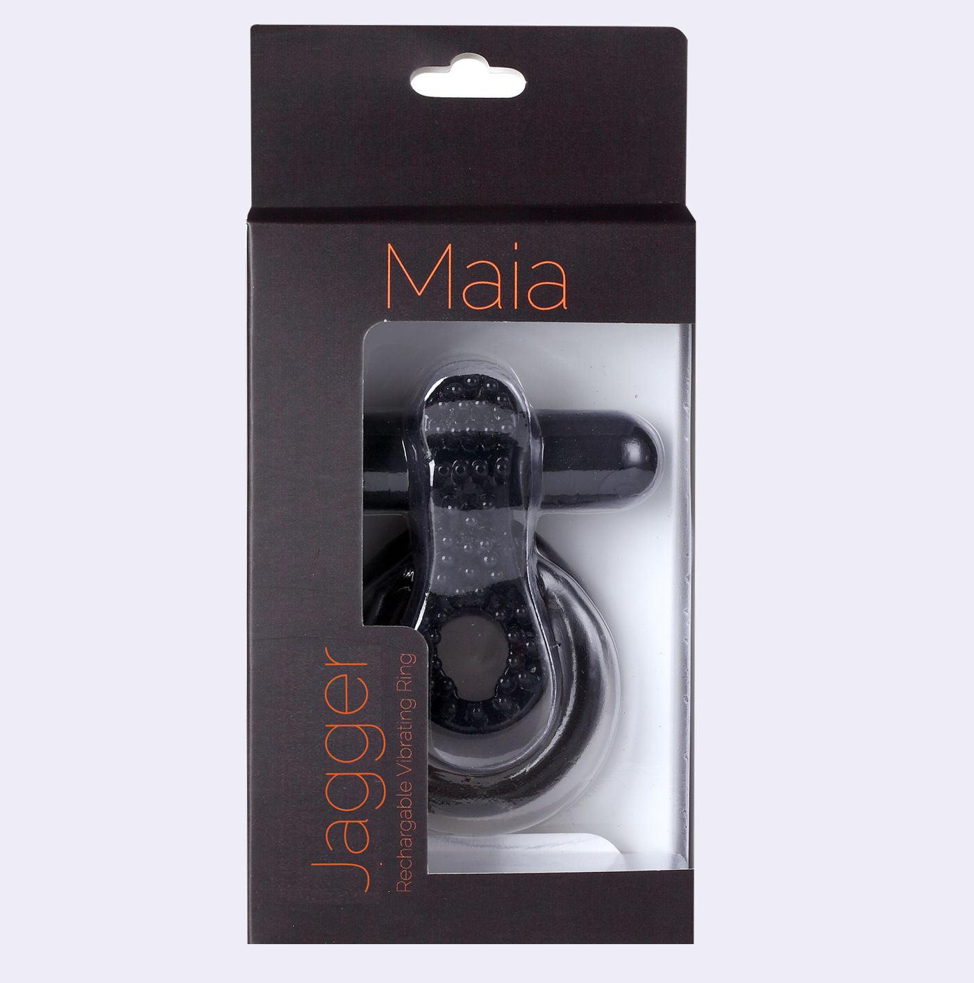 Jagger Vibrating Erection Enhancer Ring - Black - Love It Wet