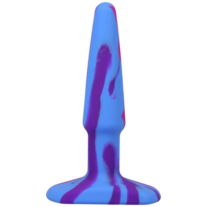 A-Play Groovy Silicone Anal Plug 4 Inch - Berry - Love It Wet