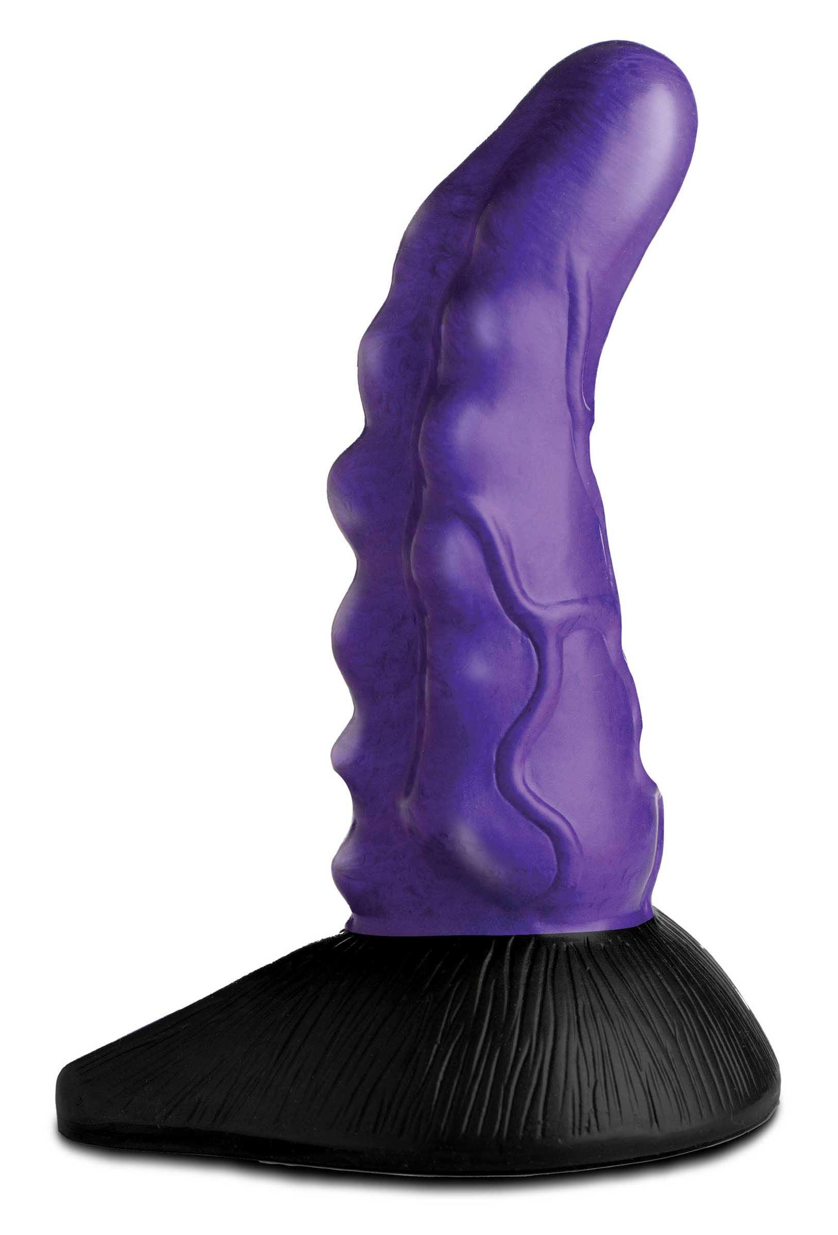 Orion Invader Veiny Space Alien Silicone Dildo - Purple - Love It Wet