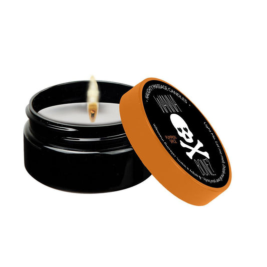 Naughty Massage Candle - Wanna Bone - Pumpkin Spice - Love It Wet