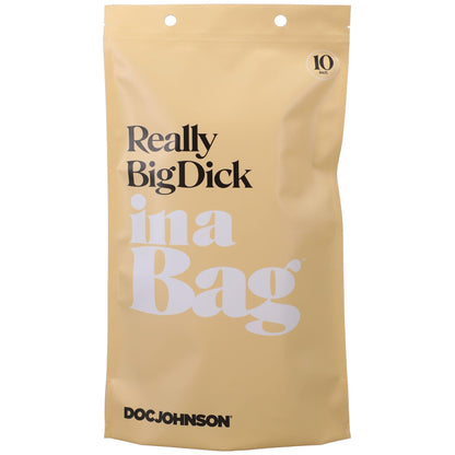 Really Big Dick in a Bag 10 Inch - Clear - Love It Wet