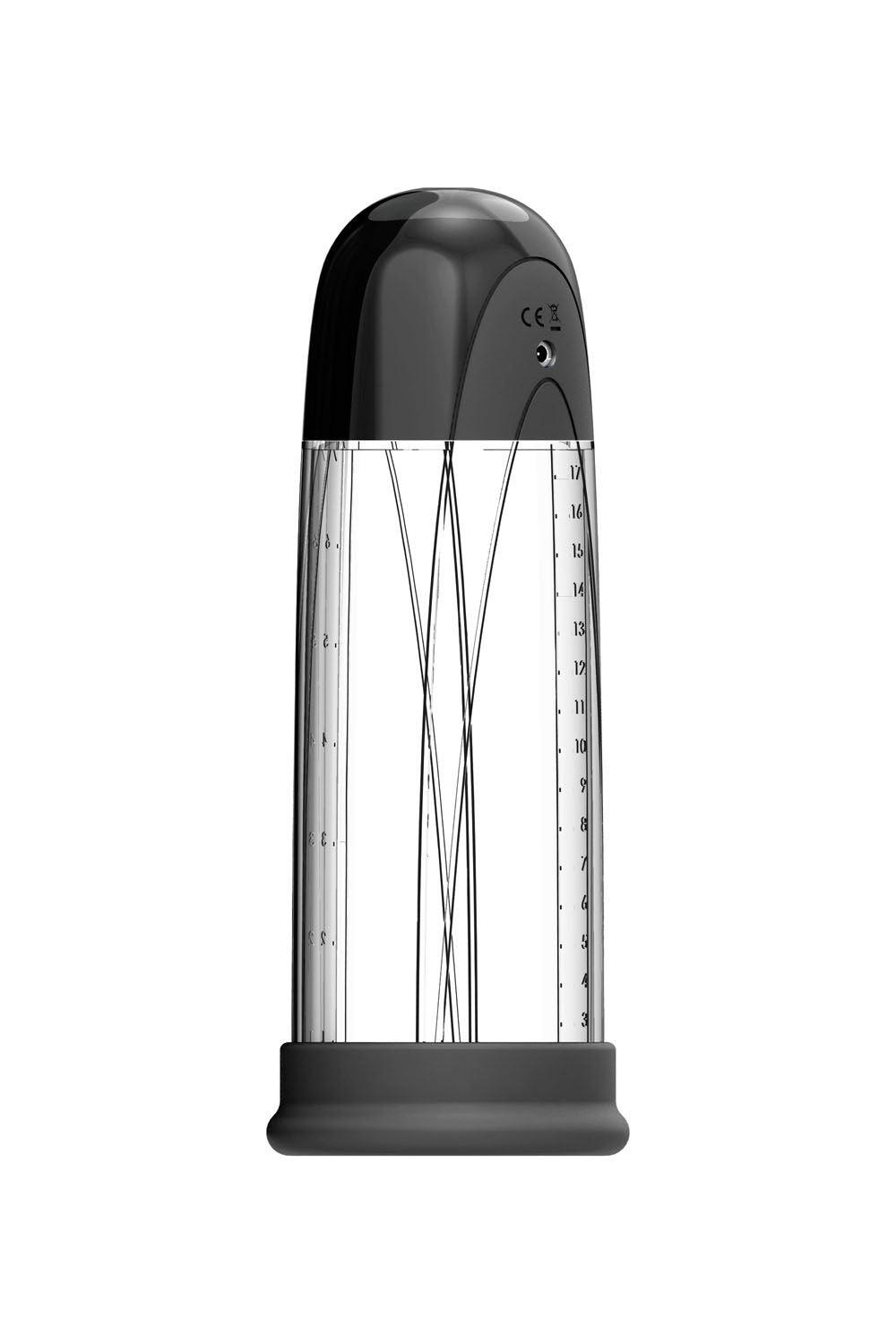 Pump Rechargeable Vacuum Penis - Just Black - Love It Wet