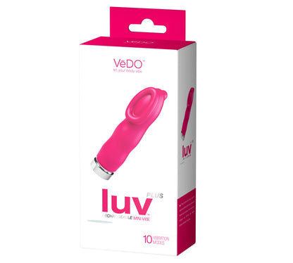 Luv Plus Rechargeable Mini Vibe - Tease Me Turquoise - Love It Wet